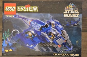 LEGO Star Wars: Gungan Sub (7161) 100% complete set (1999) with minifigs!