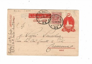 franchigia milit. turca p. m. 94 1919 Anatolia