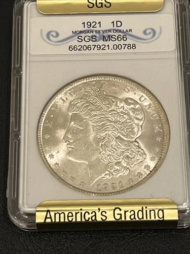 1921D MS66 Morgan Silver