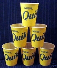 Lot Of 6 - Nestle Quik Sample Cup / Old Store Stock