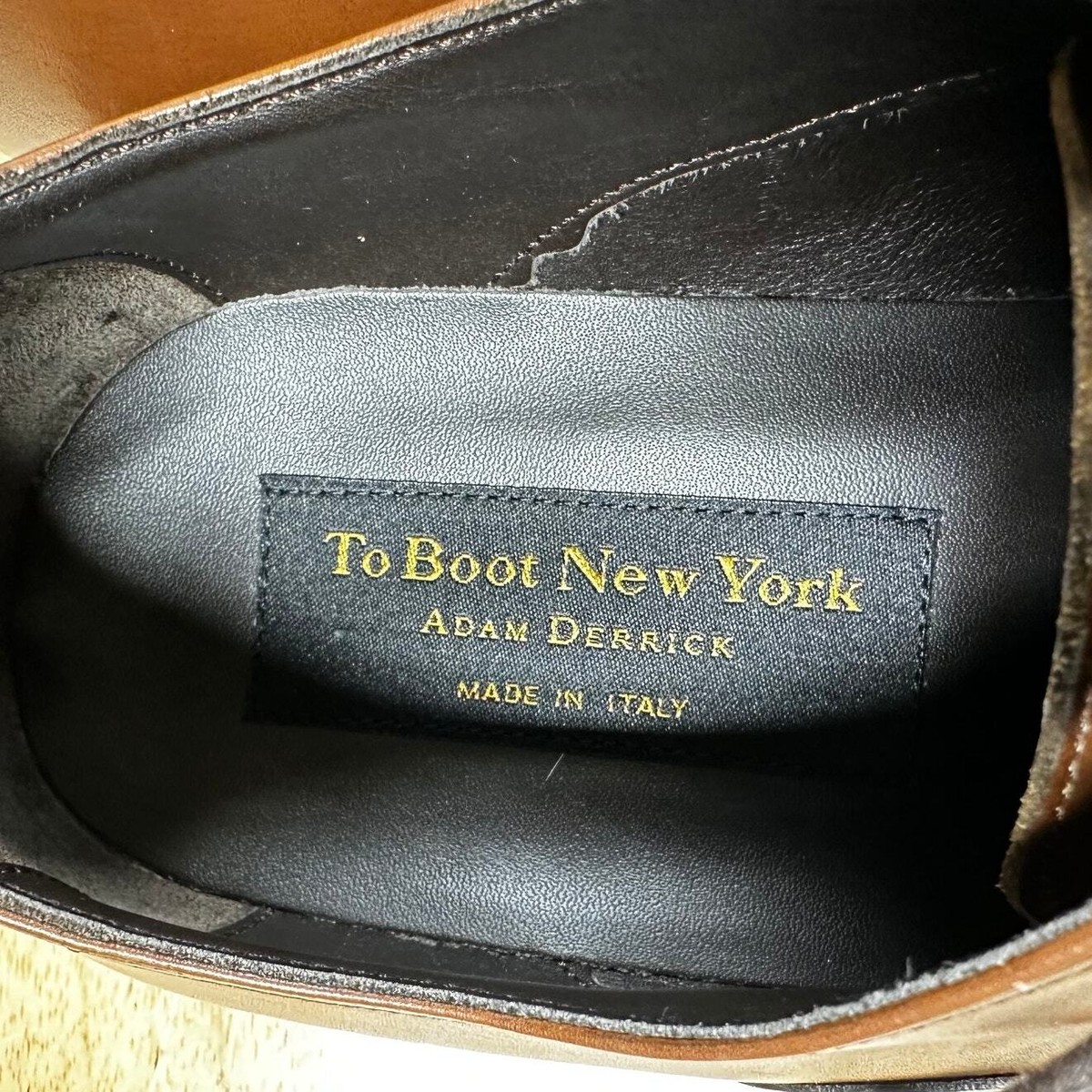 To Boot New York Brandon II Cognac Calf Cap toe Mens Size 12 New! To Boot New York  main image 3