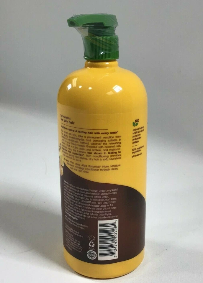 Acondicionador de leche de coco Alba Botanica 32 oz ¡NUEVO! Foto 2 de 2