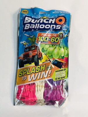 ZURU Bunch O Balloons Self-Sealing Water Balloons 100 Ballon s in 60 Seconds