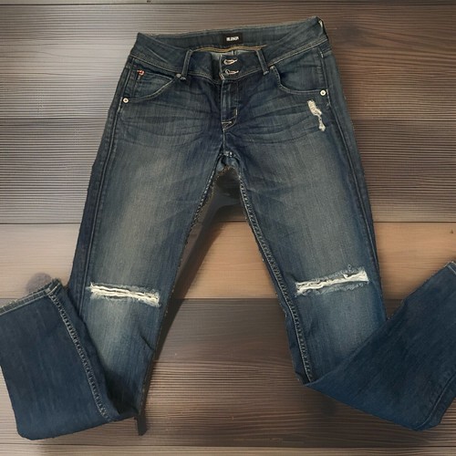 HUDSON Jeans Damen 27 Collin Flap Mid Rise Denim Distressed Stretch - Bild 3 von 12
