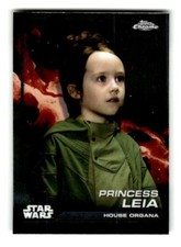 2024 Topps Chrome Star Wars Galaxy Card 69 Princess Leia