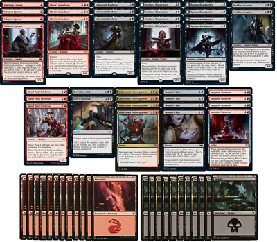 mtg best blood token cards Rakdos Vampire Blood Token Deck - Red Black - Powerful - 60 Card - MTG  NM/M!!