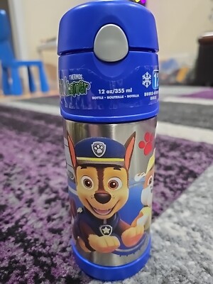 PAW PATROL THERMOS 12oz Funtainer w/Pop Up Straw Stays