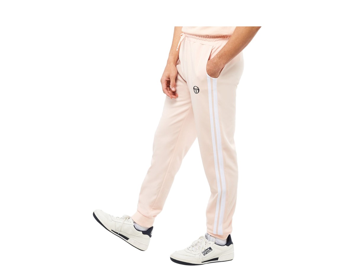 その他 60 Sergio Tacchini New Damarindo Pearl Blush/White Men's Track Pants