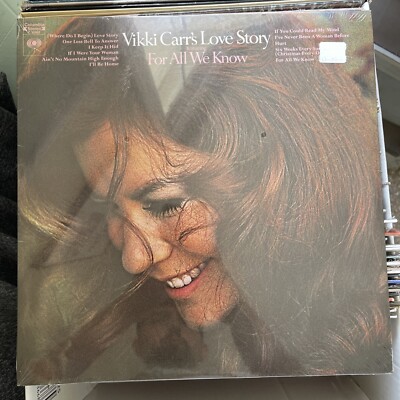 Vikky Carr's Love Story featuring For All We Know Brand New Sealed LP Vicky Carr