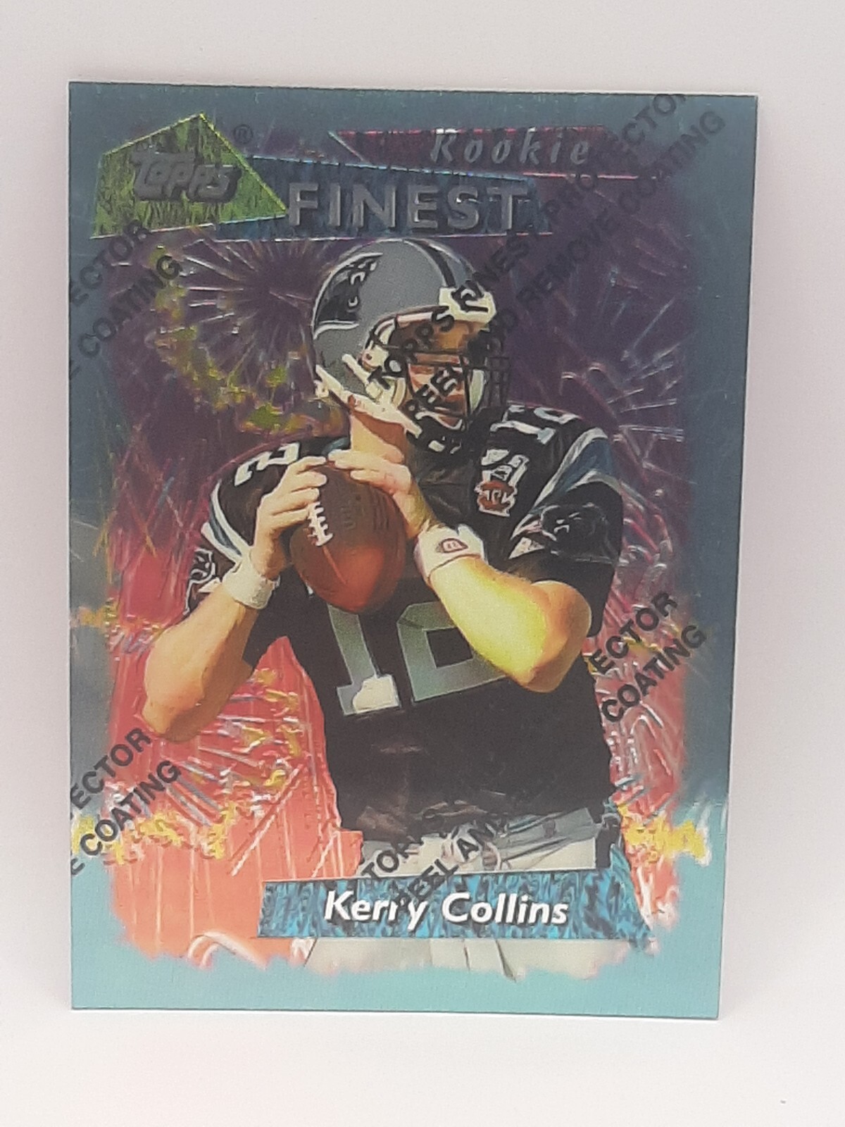 Kerry Collins - Rookie 1995 Topps Finest #261 Carolina Panthers NRMT+ *PCA*