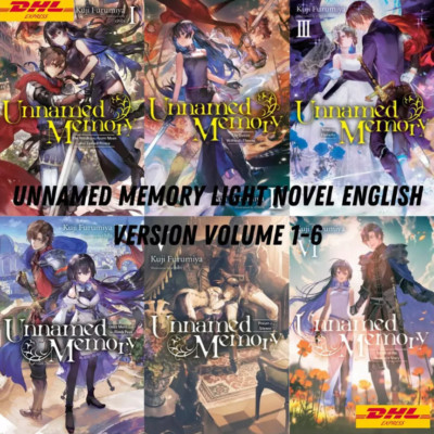 Unnamed Memory Light Novel Vol.1-6 by Kuji Furumiya English Version DHL EXPRESS
