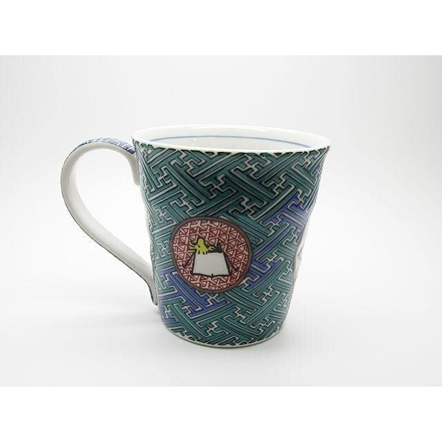 PEANUTS SNOOPY Kutani Ware Mug Cup Sansui Yamaka from Japan SN361