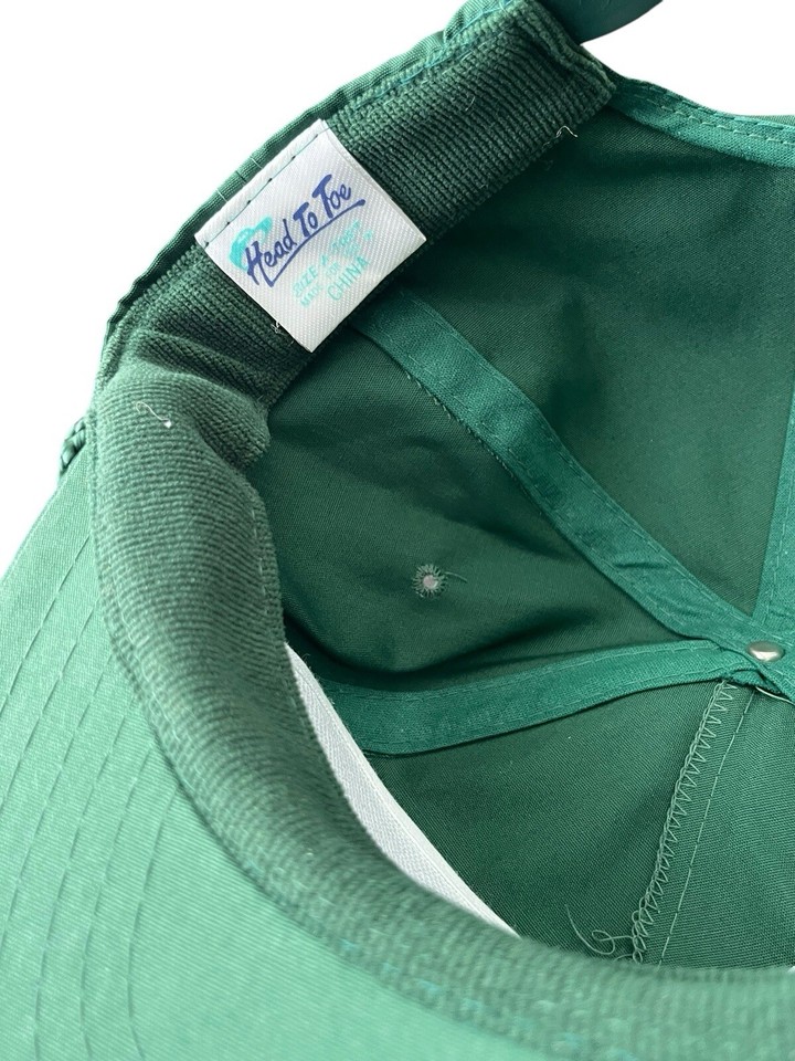 Vintage Tenneco Gas Marketing Company Hat Strapback Green Rope Brim