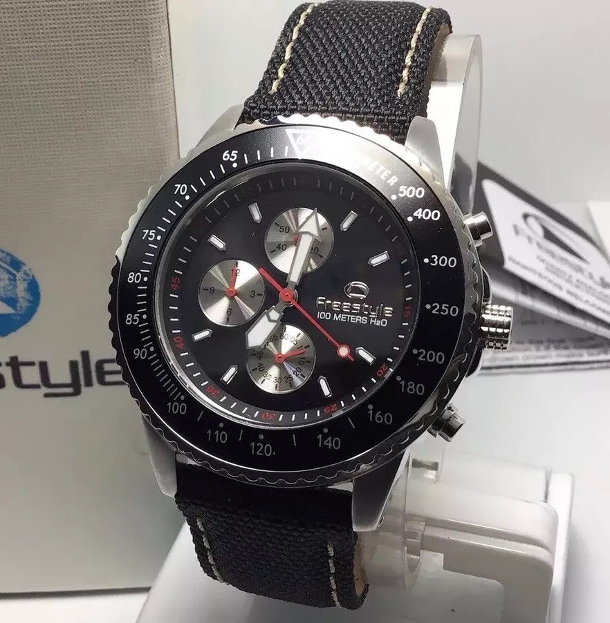 Men’s Freestyle Chronograph Watch 10ATM, Designed In USA