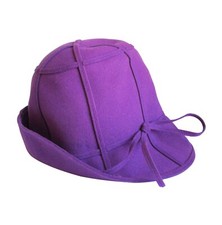 Vintage 1960's Mr. John Classic Purple Wool Felt Mod Hat
