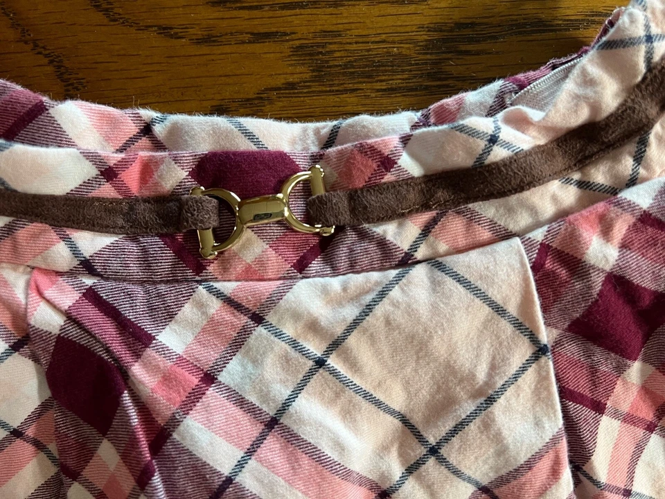 Janie and Jack The Traveler Plaid Skirt EUC Girls Lined Pleated Size 4 - Image 2 of 3