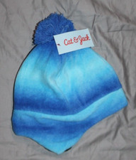 Cat  Jack Boys' OSFM Blue Winter Hat Fleece