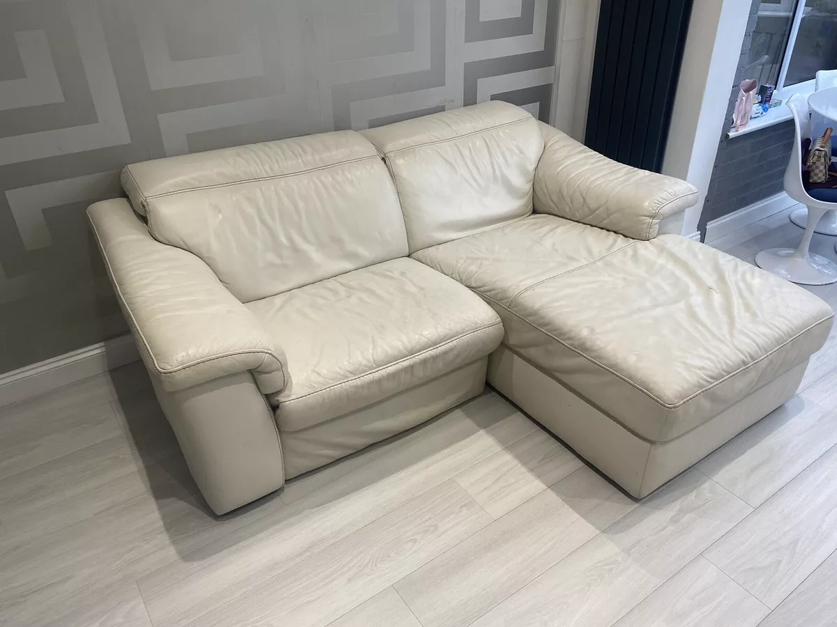Natuzzi leather sofa bed outlet