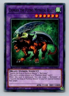 2020 Yugioh Chimera The Flying Mythical Beast SBCB-EN062 1st Edition Common
