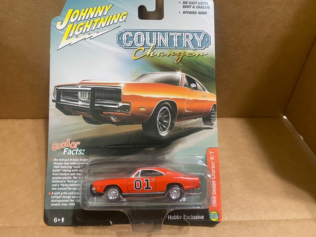 General Lee 1:64 Scale Dukes of Hazzard Johnny Ligtning 1969 Dodge