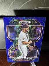 2022 Preston Johnson Panini Prizm Draft Picks Blue Scope Prizm #PDP197 3/15