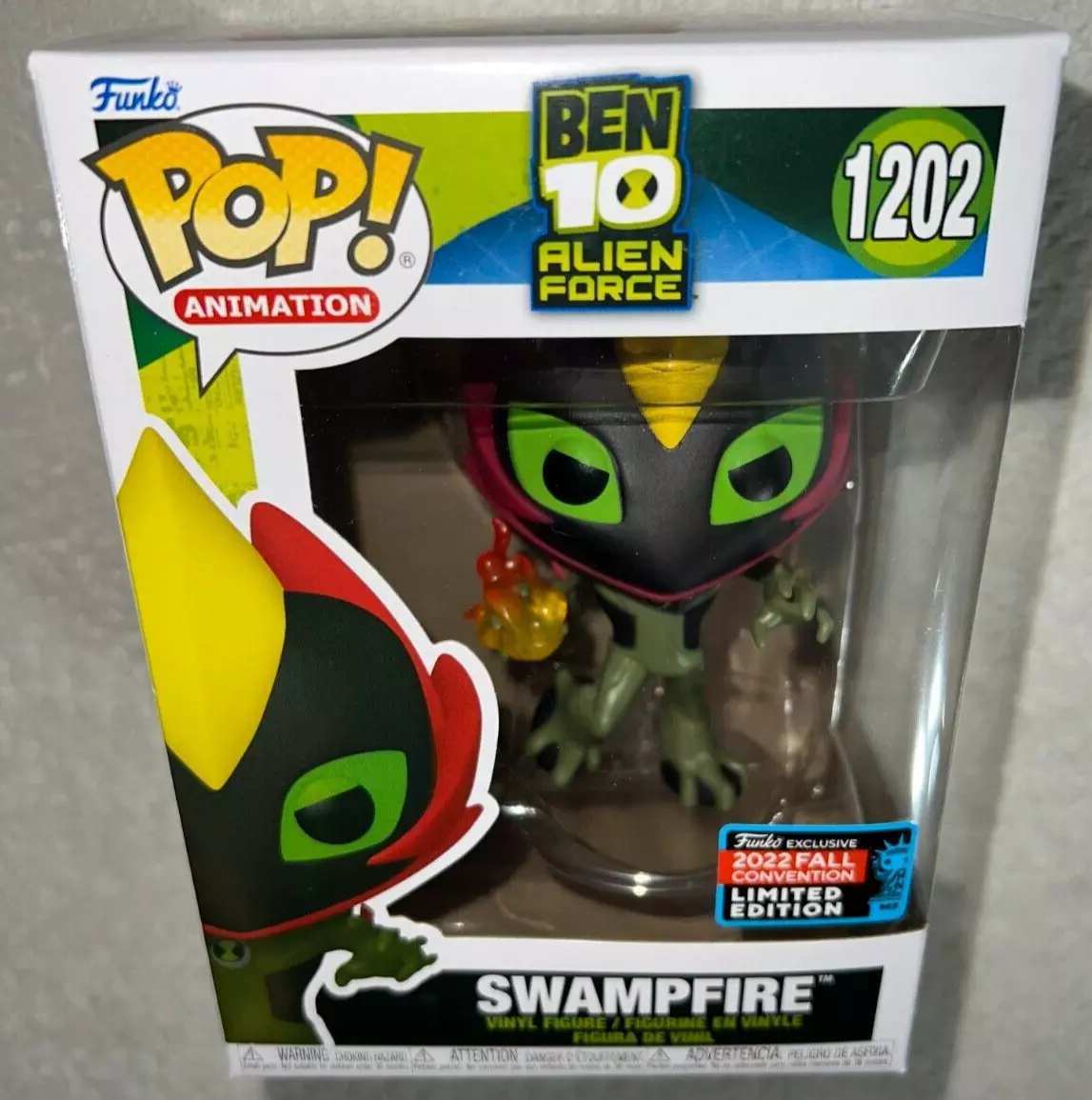 Funko Pop! Animation Ben 10 Alien Force Swampfire 1202 Exclusivo