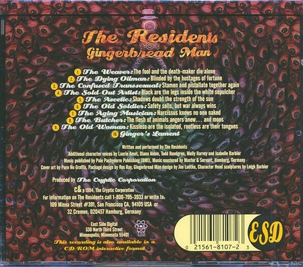THE RESIDENTS Gingerbread Man *SEALED* CD | eBay