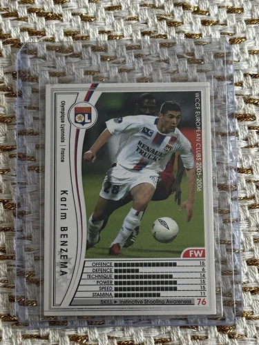 2005-06 Panini WCCF European Clubs Karim Benzema #092/336 Rookie RC