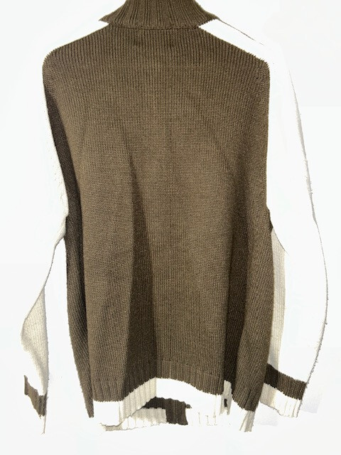 Basic Concepts Mens’s Brown White Red Full Zip Mo… - image 4