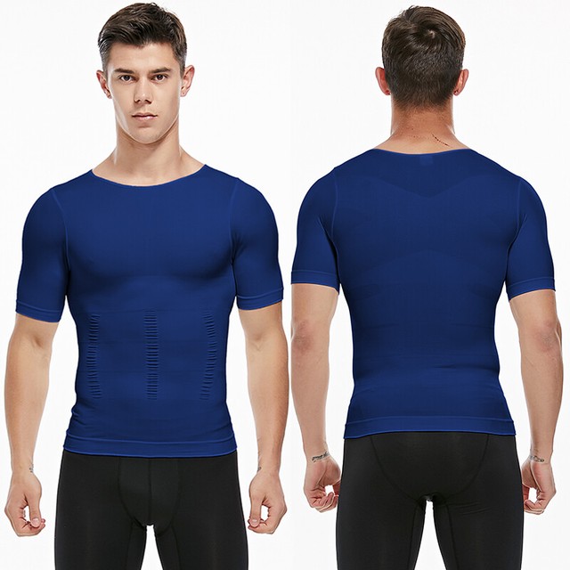 Men Body Shaper Toning Tshirt The Ultra Durable Compression Shapewear