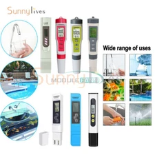 PH/EC/TDS/TEMP Digital Water Quality/Temperature Detection Tester Pen Series