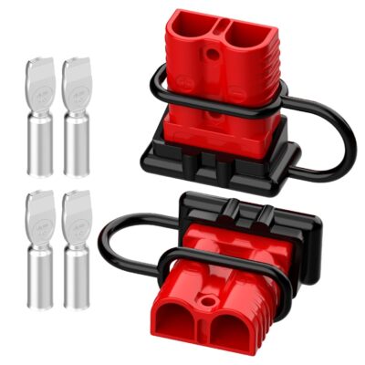 Connector, 175AMP 2-4 Gauge Battery Quick Connect 12V-36V Plug Battery Cable ...