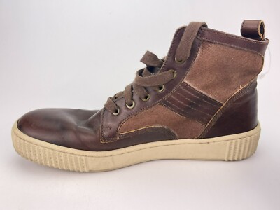 John Varvatos Bedford Trooper Mens Leather Hi Top Sneakers  display picture 2