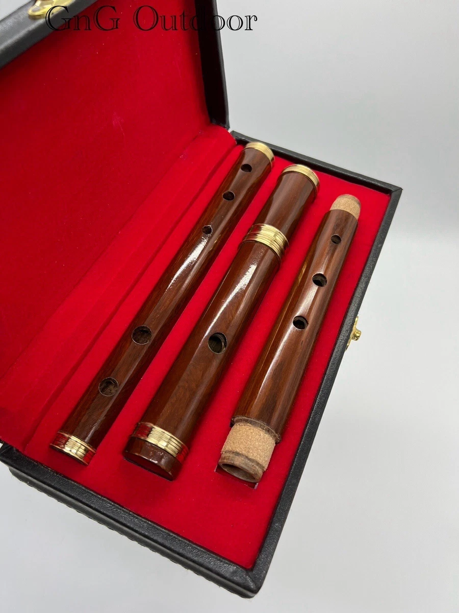 Irish Rosewood 4 Part 26 Student Level Flute Irish D Flute Two Reeds With Case