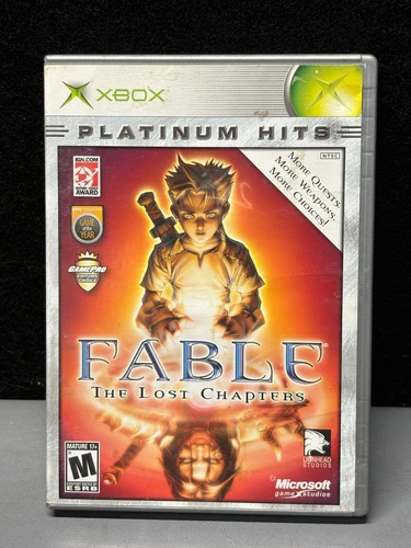 Fable The Lost Chapters for Microsoft Xbox - Platinum Hits - CIB