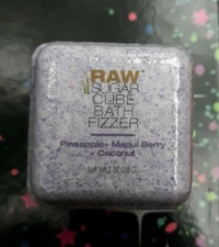 20x Lot Raw Sugar Cube Bath Bomb MINI Fizzers Tropical Pineapple Berry Coconut