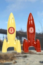 Fallout Red Rocket Salt and Pepper Shaker Set