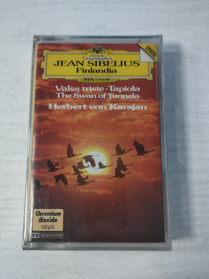 Sibelius Finlandia Valse Triste Tapiola Swan Tuonela Karajan - Cassette Nueva Am