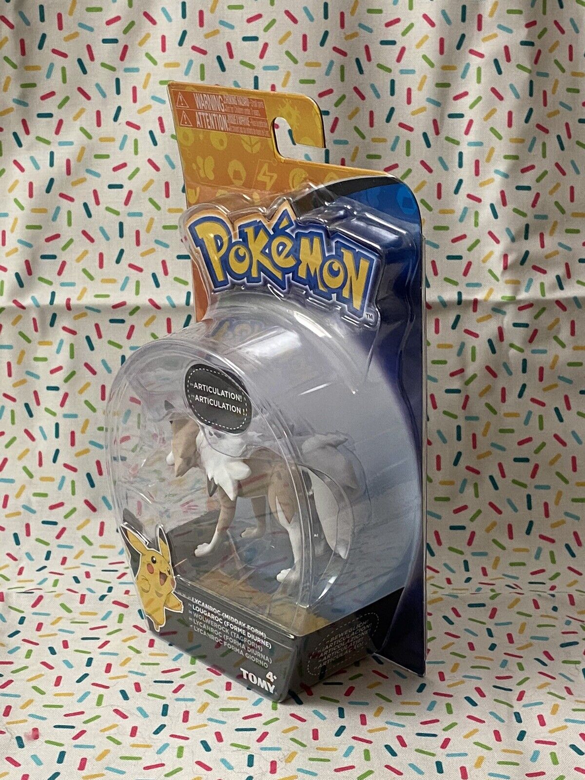 Novo Brinquedo Pokemon Figuras Lycanroc Midday Sunny 1947 em