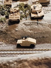 N Scale 1:160 HMMWV TOW Launcher- US Army Desert Camo