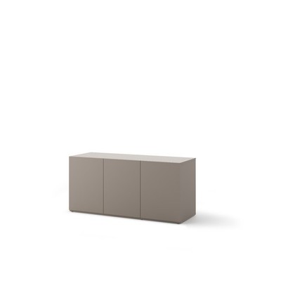 WOOW WO-07 Kommode 140 cm Clay Grey   3 Türen, Push-to-Open, modern, Sideboard