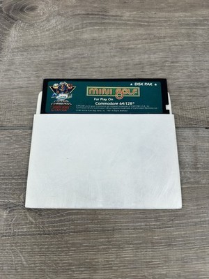 Commodore 64/128 ''Mini Golf (Captain Commando)'' Game
