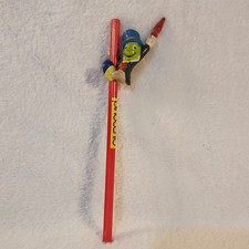 Disney Pinocchio Collectible Red Pencil with Jiminy Cricket Topper