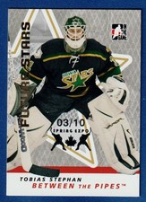 TOBIAS STEPHAN 2006-07 Between The Pipes RC #3/10 PROMO Toronto Expo Rookie #47!