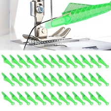 40Pcs Fish Mouth Sewing Machine Needle Threader,2025 New Upgraded Automatic S...