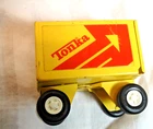 VINTAGE '70'S TONKA TRUCK TRAILER W/ SWIVEL HITCH-#55321-PRESSED STEEL