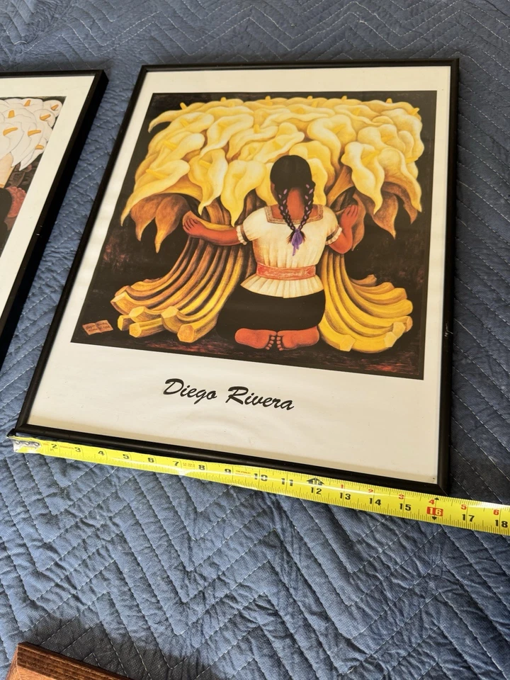 Lote de 6 marcos de fotos Diego Rivera enmarcados Foto 4 de 4