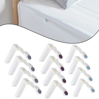 Bedding Essentials 4er Set Antirutsch Lakenverschlüsse in verschiedenen Farben