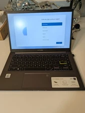 ASUS VIVOBOOK 14" GREY.INTEL i5 .HDD512 8G RAM. BACKLIT KB ,FINGER PRINT READER