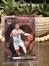 Panini Mosaic City Edition Rookie Stephon Castle #290 San Antonio Spurs Basketb…